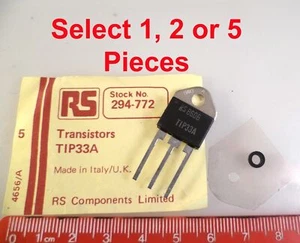 Transistor de potencia RS 294-772 Bourns TIP33A NPN 10A TO218 MBL2-33X - Imagen 1 de 6