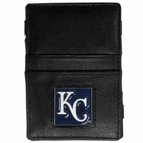 MLB KANSAS CITY ROYALS JACOB'S LADDER STYLE LEATHER WALLET NEW Cover