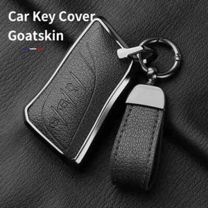 Funda protectora de aleación de aluminio para llave de coche de piel de cabra para Lexus NX ES UX US RC LX GX IS CT - Imagen 1 de 36