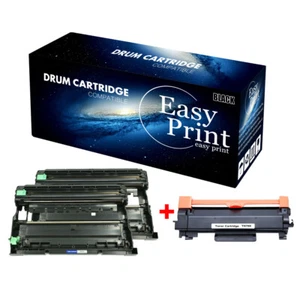 2PK DR730 Drum + 1PK TN760 Toner fits Brother DCP-L2550DW HL-L2390DW - Picture 1 of 1