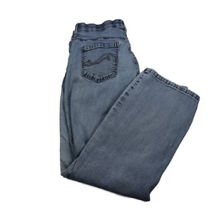 Lee Platinum Label Women's Jeans Fade Distressed  embroidered Pockets 28 X 37, - Picture 1 of 9