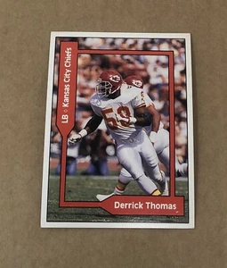 Tarjeta de fútbol americano SCD 1990 (Derrick Thomas #14) panel de jugador - Imagen 1 de 2