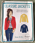 Threadcount Sewing Pattern 1903, Classic Jackets, Shaped Hem, Size XS to XL