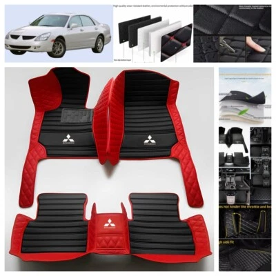 Fit For Mitsubishi Diamante 1995-2005 Car Floor Mats All Weather Custom Carpets - Image 1 of 4