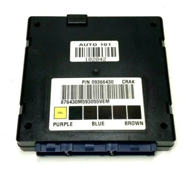 ✅ BCM programado para VIN 09366430 CHEVROLET BLAZER S10/JIMMY S15 99-01 Foto 1 de 2