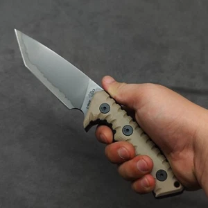 Miller Outdoor straight Knife Camping Survival Knife DV53 Blade G10 handle - Picture 1 of 7