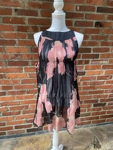 HOSS INTROPIA 100% SILK MINI DRESS Tunic Top Sheet Size 38 - Picture 1 of 9