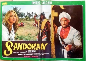 fotobusta lobbycard SANDOKAN umberto lenzi Steve Reeves Geneviève Grad BOSIC - Picture 1 of 1