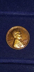 1942 Wheat Penny Coin No Mint Mark -RED.. - Picture 1 of 2