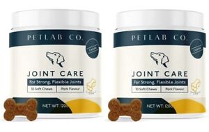 Petlab Co. Joint Care Chews (2 x 30 Soft Chews) Daily Joint Supplements For Dogs