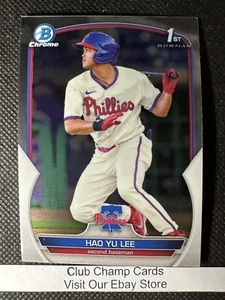 2023 #BCP-52 Hao Yu Lee Bowman Chrome Baseball 1° Philadelphia Phillies - Foto 1 di 2