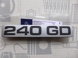 Genuine Mercedes type designation / boot badge for W460 G-Class 240GD NOS! - Picture 1 of 1