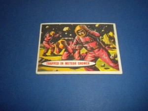SPACE CARDS #39 Topps 1957 T.C.G. BLUE BACK TRAPPED IN METEOR SHOWER - Picture 1 of 5