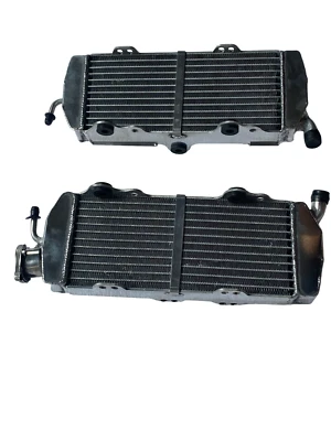 ✅Braced Aluminum Alloy Radiato Fit 625 SXC/640 LC4/660 SMC 2003-2007 L&R - Imagem 1 de 4