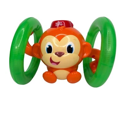 Brinquedo macaco Bright Starts Roll & Glow com luzes e melodias, idades 6 meses + - Imagem 1 de 3