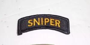 ARMEE AUFNÄHER INOFFIZIELLE SCHARFSCHÜTZENLASCHE, FARBE - Bild 1 von 1