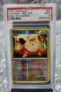 #54 2011 Pokemon Clefairy - Rev Foil Call of Legends PSA 9 Mint - Picture 1 of 2