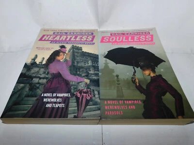 2 x Alexia Tarabotti novels by Gail Carriger PB Soulless & Heartless         D1 - Image 1 of 2