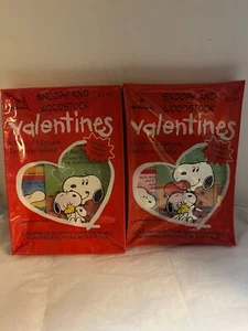 De Colección 2 CAJAS Tarjetas de San Valentín Peanuts Snoopy Woodstock Sello con Sobres 30CT - Imagen 1 de 2