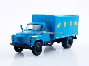 AI1214 GZSA-3704 (GAZ-52, new radiator grill version) bread van /blue/ - Imagen 1 de 6