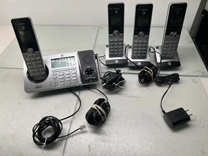 AT&T 4-Handset Cordless Connect to Cell Answering Phone System TL96456 Silver - Zdjęcie 1 z 8