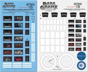 Paragrafix 243 1/48 2001 Space Odyssey: Aries 1B Passenger Cabin Graphics Decals - Picture 1 of 1