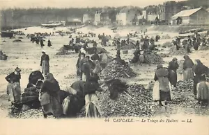 C-1910 Cancale Frankreich Postkarte Sortierung Austern Besetzung Bretagne 24-11925 - Bild 1 von 2