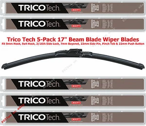 5-Pack 17" Beam Blade Wiper Blades Trico 19-170 x 5 (19-170WD5 Bulk Master Pack) - Bild 1 von 2