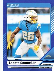 2024 Donruss #226 Asante Samuel Jr. Press Proof Blue - Picture 1 of 2