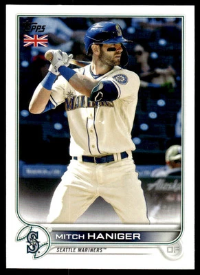 2022 Topps UK Edition #104 Mitch Haniger Seattle Mariners - Image 1 of 2
