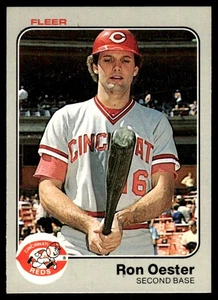 1983 Fleer VTG MLB Baseball NM+ Ron Oester Cincinnati Reds #598 - Picture 1 of 2
