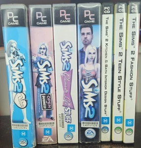 Sims2 PC CD - 4 Disc Game Plus 6 Expansion Packs - Picture 1 of 8
