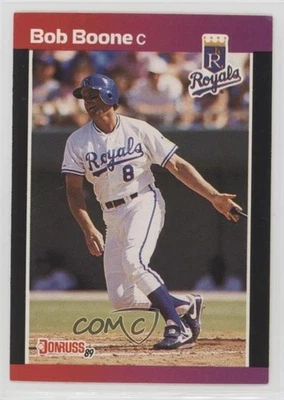 1989 Donruss Traded Bob Boone #T-5 - Image 1 of 2