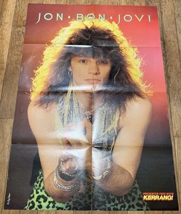 PÓSTER PIN-UP KERRANG 1985 LITA FORD BACK MEGA JUMBO DE COLECCIÓN JON BON JOVI 22x32" - Imagen 1 de 5