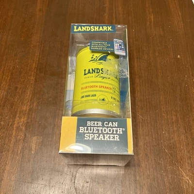 LANDSHARK LAGER Beer Can JIMMY BUFFET Margaritaville Bluetooth Speaker FINS UP - Image 1 of 4