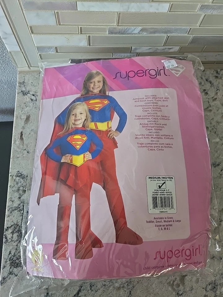Rubie's DC Supergirl Dress Costume Medium Child Costume  - Image 1 of 4
