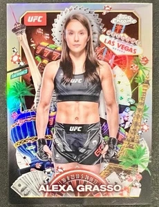 2025 Topps Chrome UFC Alexa Grasso Titans Refractor SSP TNS-1 - Bild 1 von 2