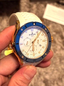 EDOX Chrono Offshore 1 10221 Chronograph Special Edition Quarz Uhr - Bild 1 von 10