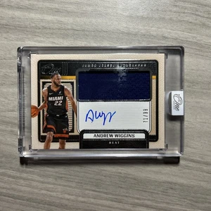 2024-25 Panini One and One Andrew Wiggins Game Used Patch On Card Auto #/99 - Bild 1 von 6
