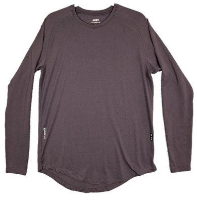 ASRV DSG-0149 Silver-Lite Mens Medium Performance Workout Gym T-Shirt Dark Taupe - Image 1 of 4