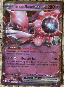 Team Rocket's Mewtwo ex Double Rare SV10: Destined Rivals 081/182 NM - Picture 1 of 2