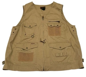 Lauren Ralph Lauren Fishing Vest Mens XL Vintage 90s Safari Utility LRL Gorp - Picture 1 of 7