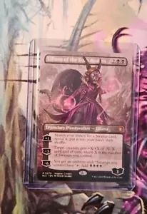 MTG Liliana of the Dark Realms - Borderless, NM-Mint, English Commander: Bloombu - Picture 1 of 2