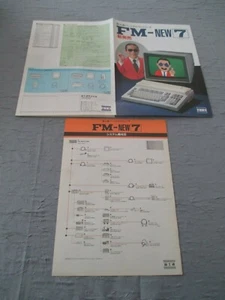 >> FM-7 FM 77 FM 7 FM-NEW7 FM77 FUJITSU ORIGINAL JAPAN COMPUTER CATALOGUE! << - Imagen 1 de 3