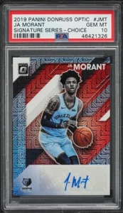 2019 Donruss Optic Choice #SS-JMT Ja Morant RC Rookie Auto PSA 10 - Bild 1 von 2
