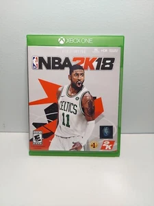 NBA 2K18 Microsoft Xbox One Game 4K Ultra HD Kyrie Irving Pre Owned - Picture 1 of 3