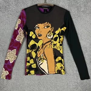 VTG 90s Custo Barcelona “Lulu” L/S Small Shirt/Top Y2K RARE Afro Queen Urban EUC - Picture 1 of 13