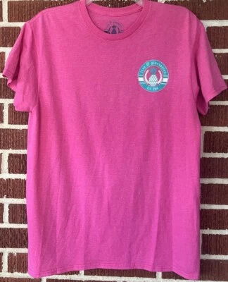 Love & Pineapple Hot  Pink Texas Themed Short Sleeve T-Shirt Size Medium - Image 1 of 3