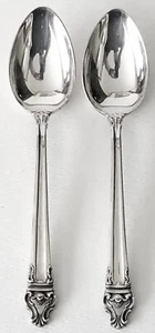 Reed & Barton EMPEROR NEW EMPEROR SILVERPLATE Teaspoon Tea Spoon Spoons Set x2 - Picture 1 of 2