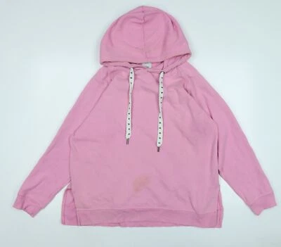 Only Womens Pink Cotton Pullover Hoodie Size XL - Logo - Image 1 of 4